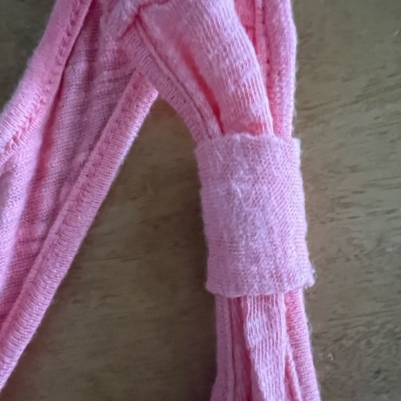 Lucky Brand Girls Large Peach Sundress with beige/white detailing - Picture 6 of 8